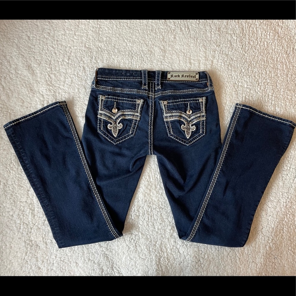 ✨SOLD✨ Rock Revival Janelle Boot Jeans